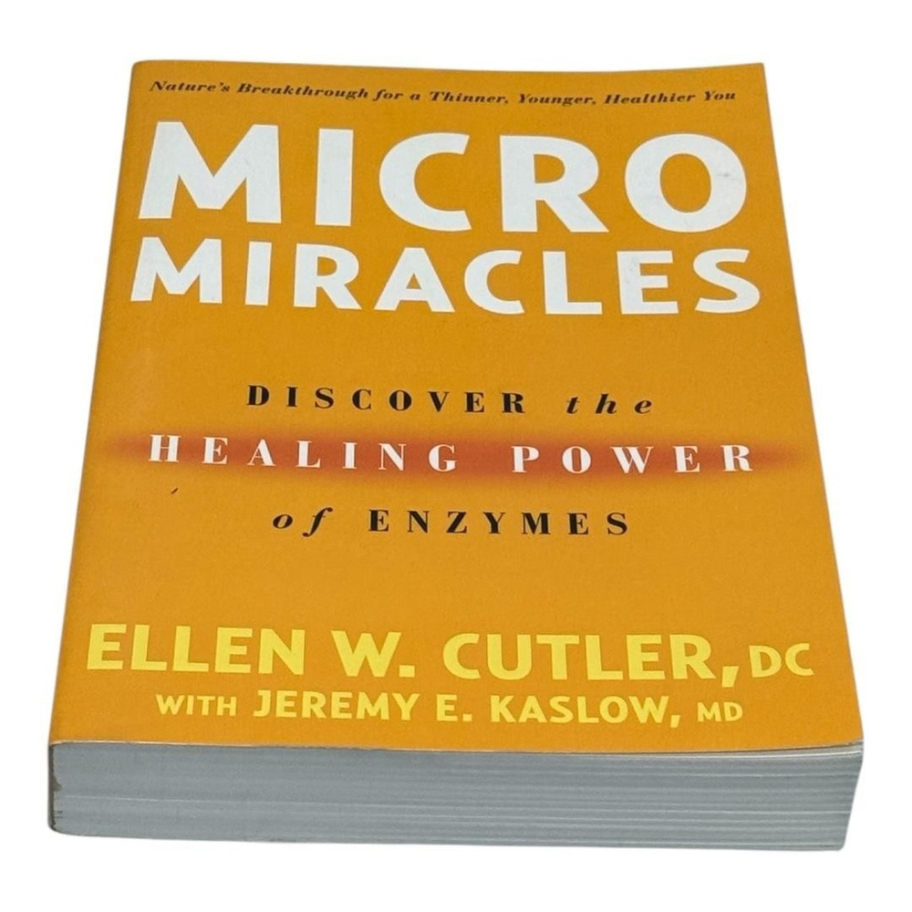 Micro Miracles by Ellen W. Cutler Health Wellness Enzymes Paperback Rodale